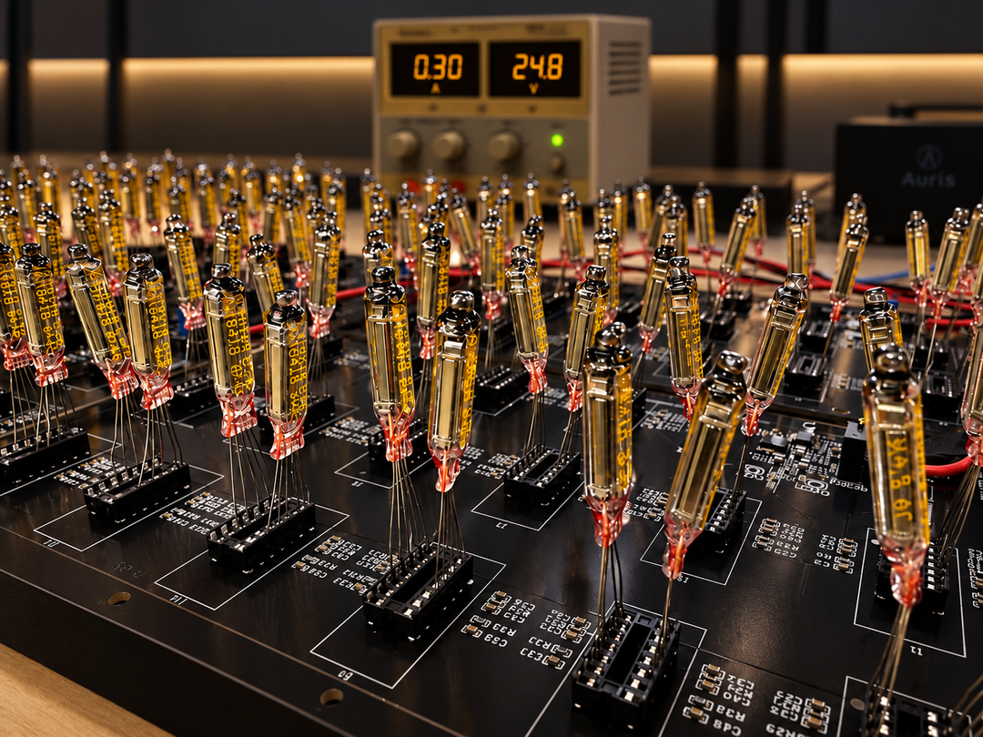 NOS JAN6418 vacuum tubes in EarMen L-Amp MK2